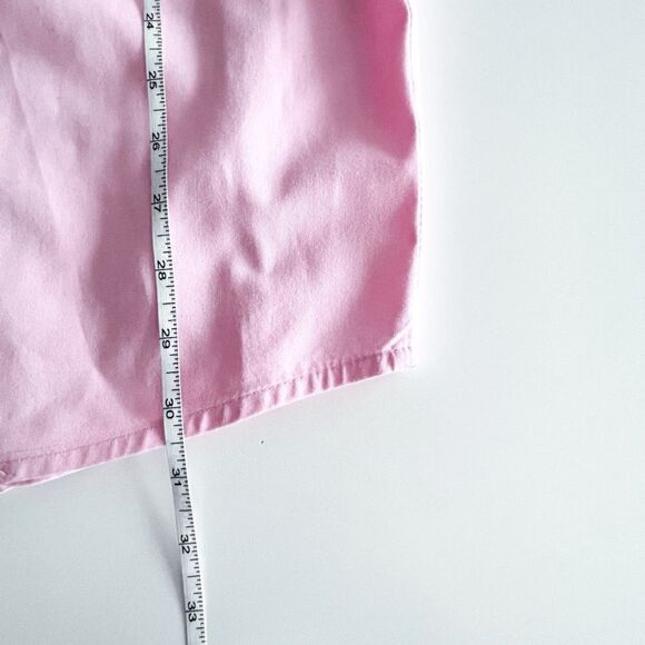 Wrangler Mens Collared Shirt Button Tough Enough To Wear Pink Large - Picture 5 of 6